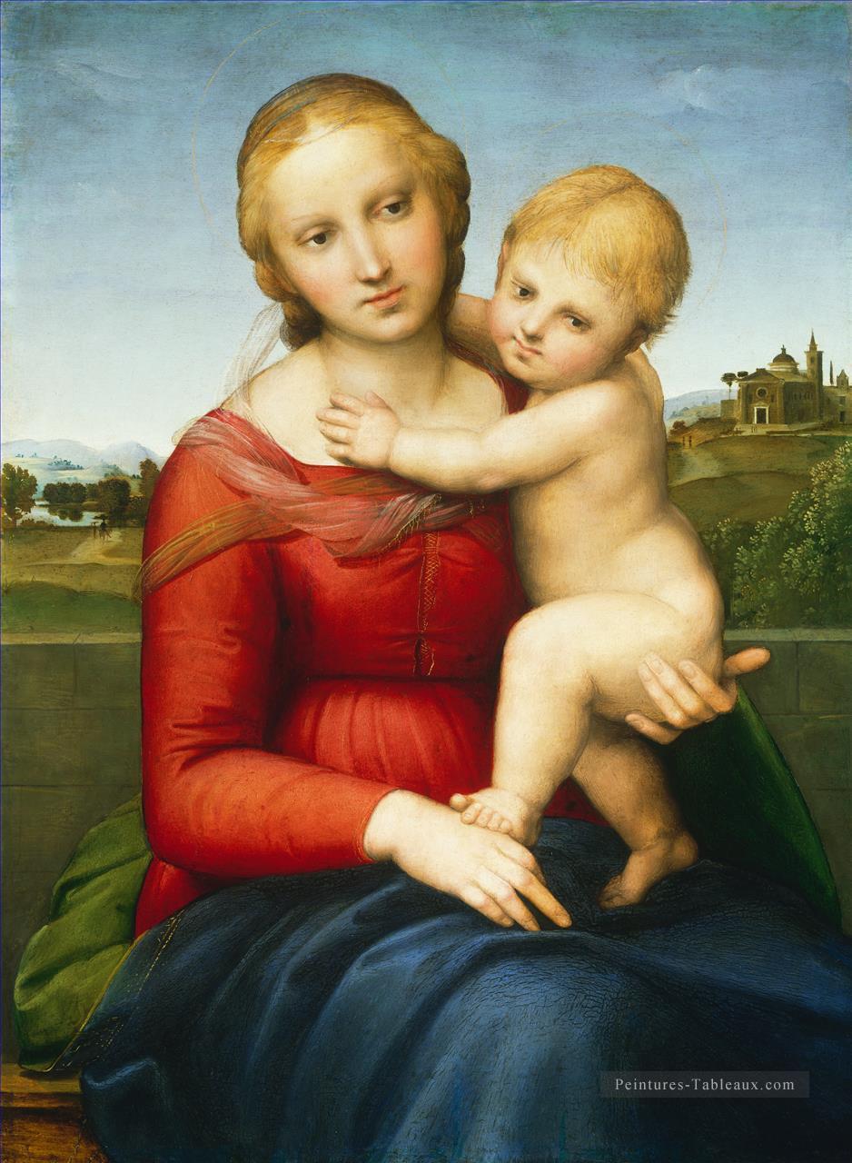 Vierge à l’Enfant Le Petit Cowper Madonna Renaissance Raphaël Peintures à l'huile